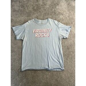 Danny Duncan Virginity Rocks Light Blue Graphic T Shirt Teens Mens Large